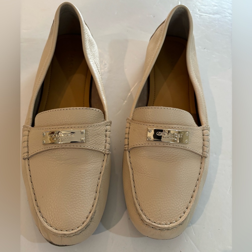 COACH Bone Leather FREDRICA Loafer SHOES  9